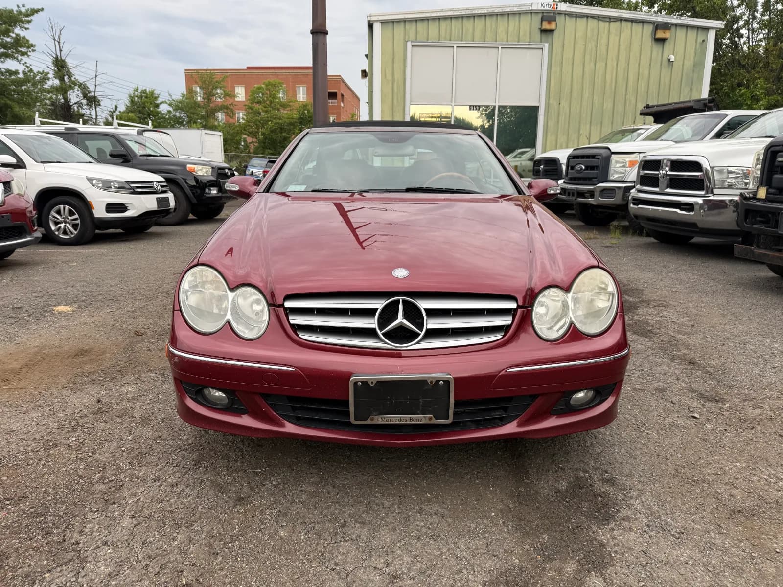 2006 Mercedes-Benz CLK-Class CLK350 in Red, photo 8 of 17