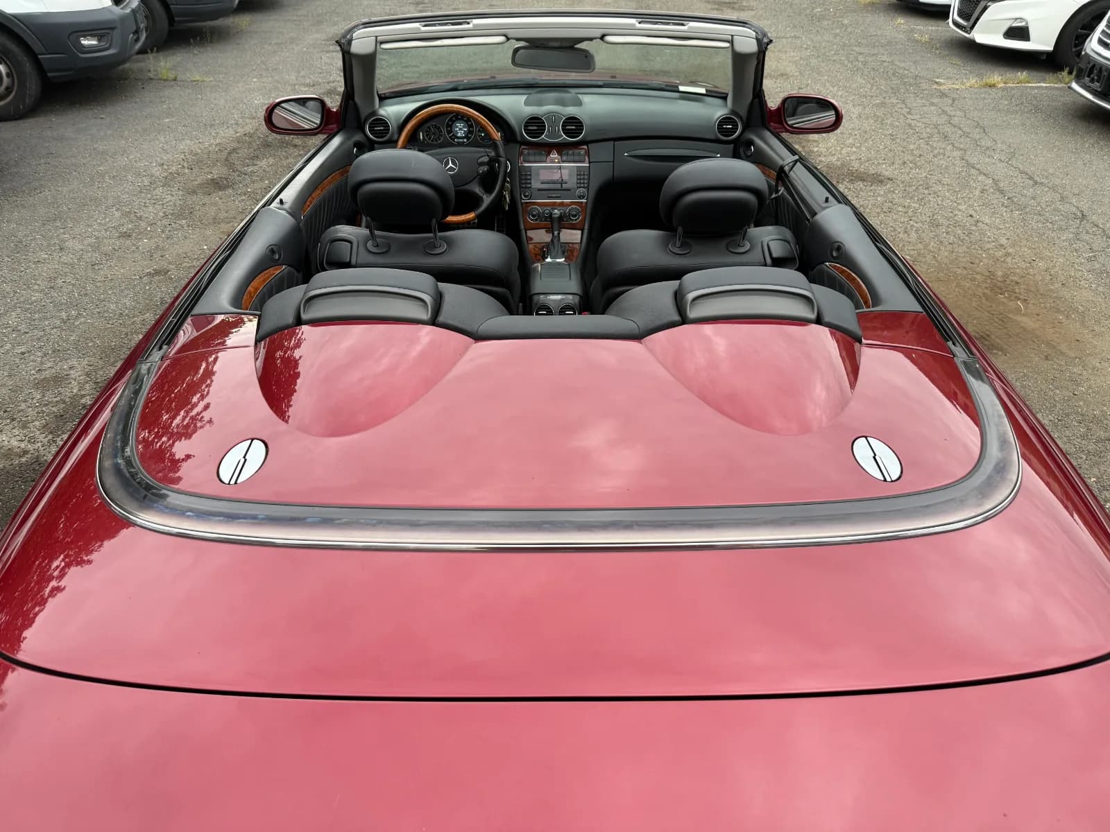 2006 Mercedes-Benz CLK-Class CLK350 in Red, photo 14 of 17