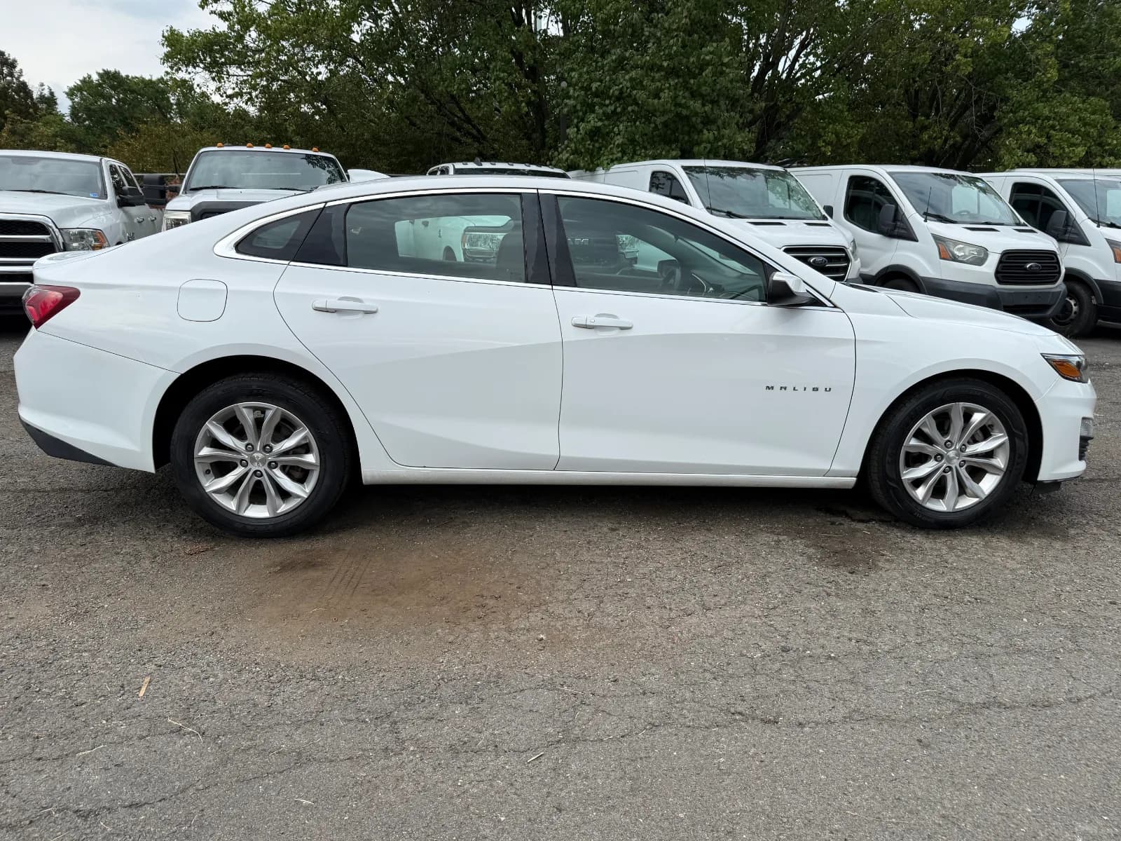 2020 Chevrolet Malibu LT (1LT) in White, photo 6 of 16